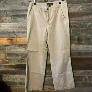 Ralph Lauren Khaki 3-Pocket Design Stretch Jeans Pants Women’s Size 6